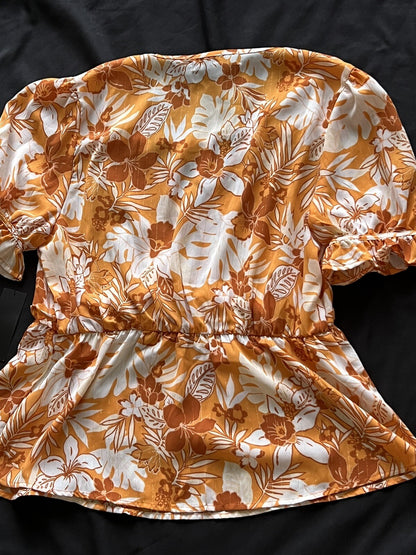 Alice Blue Women’s Blouse Sz M Floral Top