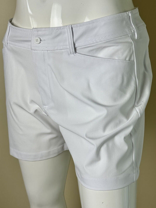 FootJoy Golf Shorts Women’s Size XL White. (01)