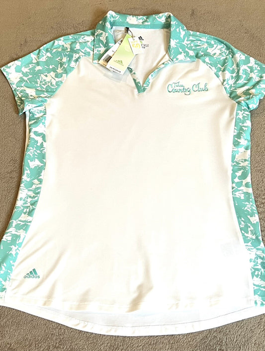 Adidas Women’s Top Golf White Polo Shirt Sz M (13)
