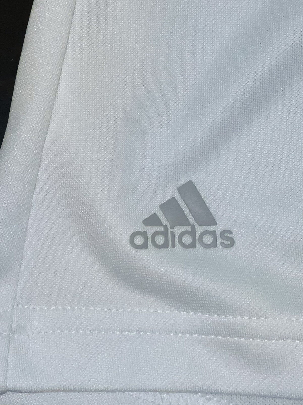 ADIDAS Women's Top Golf Polo Shirt White Sz L (B.13)