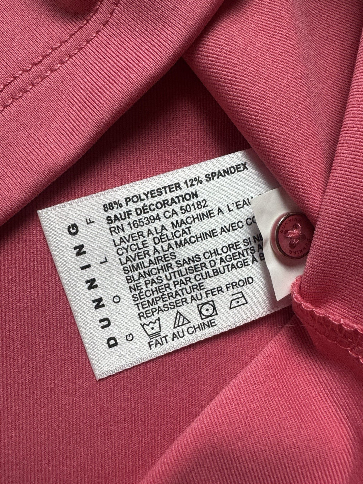 Dunning Golf Rosetta Women's Golf Polo Shirt Sz M. (B.157)