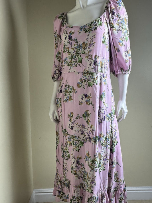 $99 JESSICA SIMPSON Brixley Dress Women’s Size L Floral (B.143)