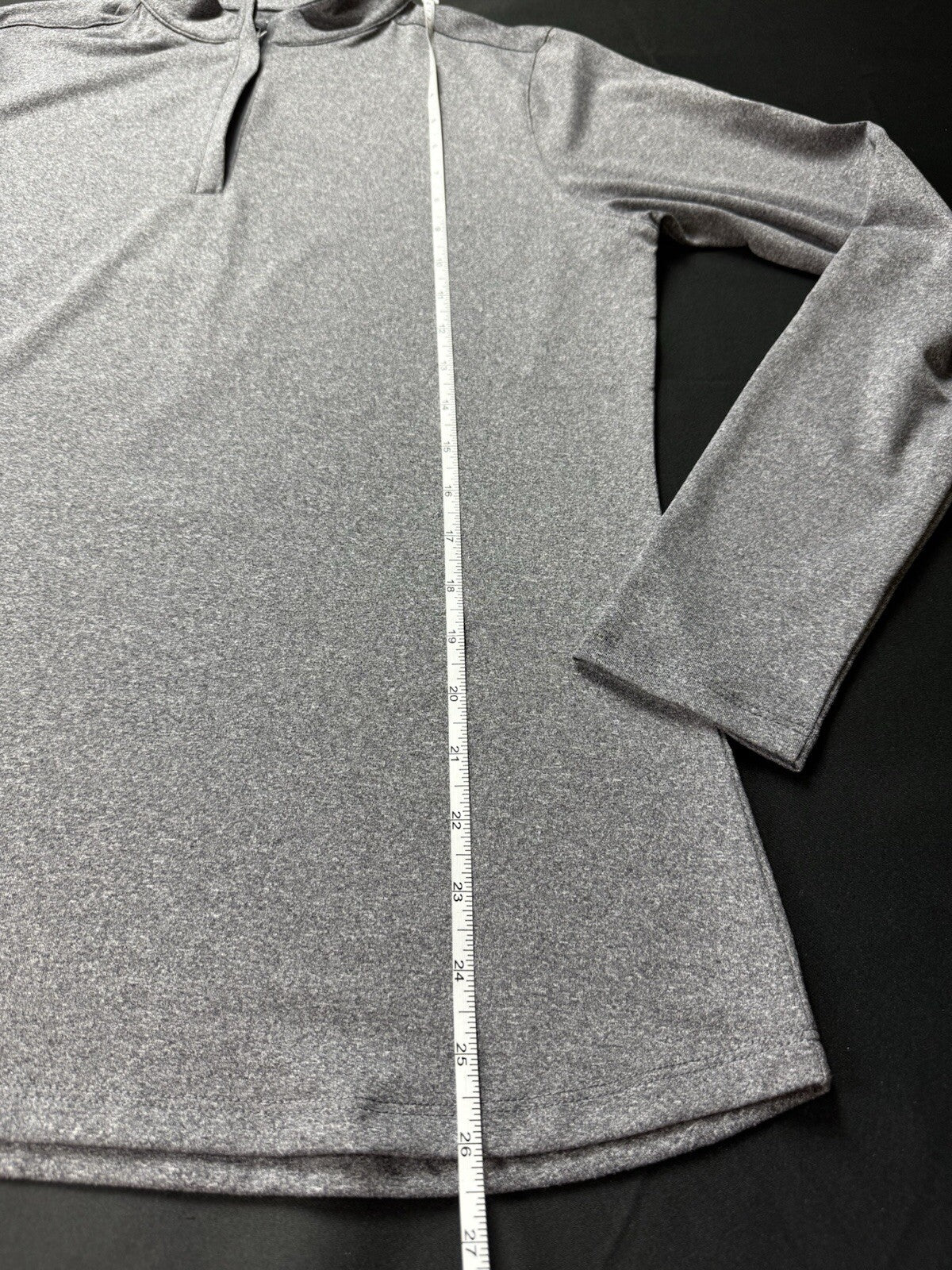 Heather Grey Women’s Golf Sweatshirt Gray Sz L  (B.121)