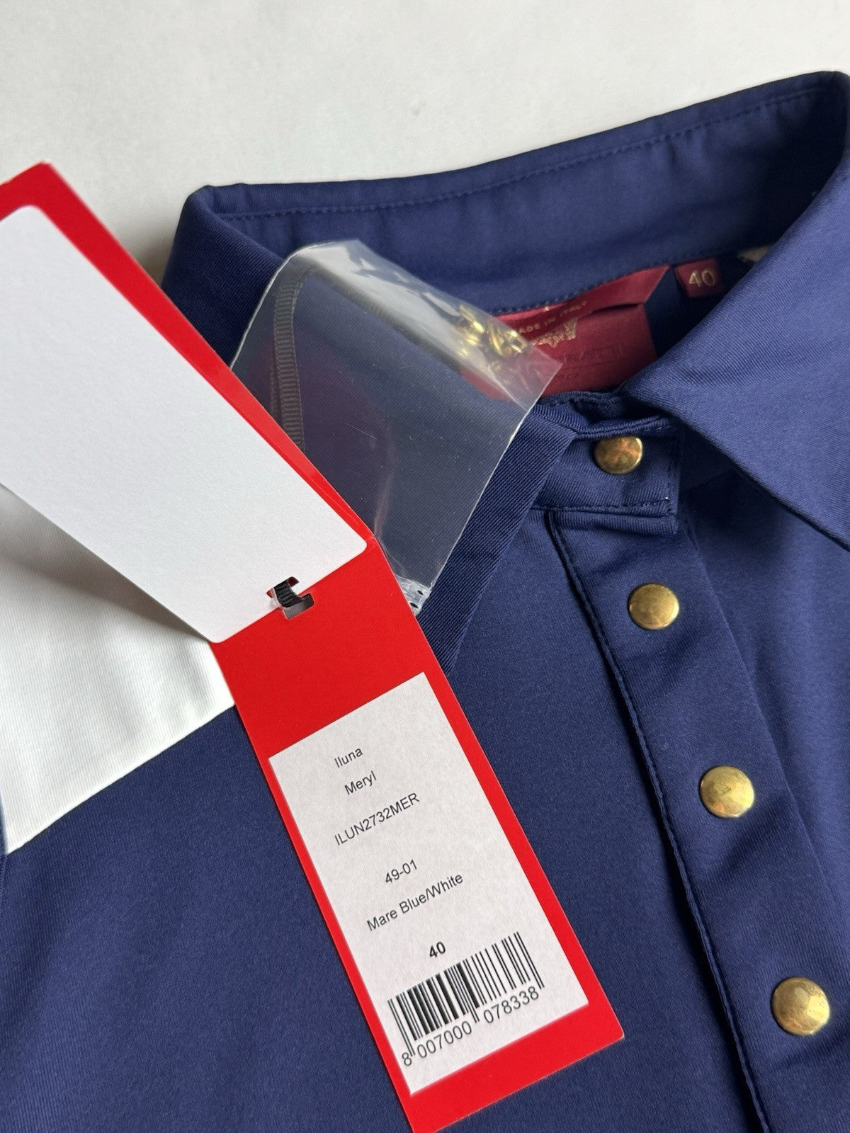 Brendratti Women's Golf Polo Shirt Sz S. Ital 40. (B.170)