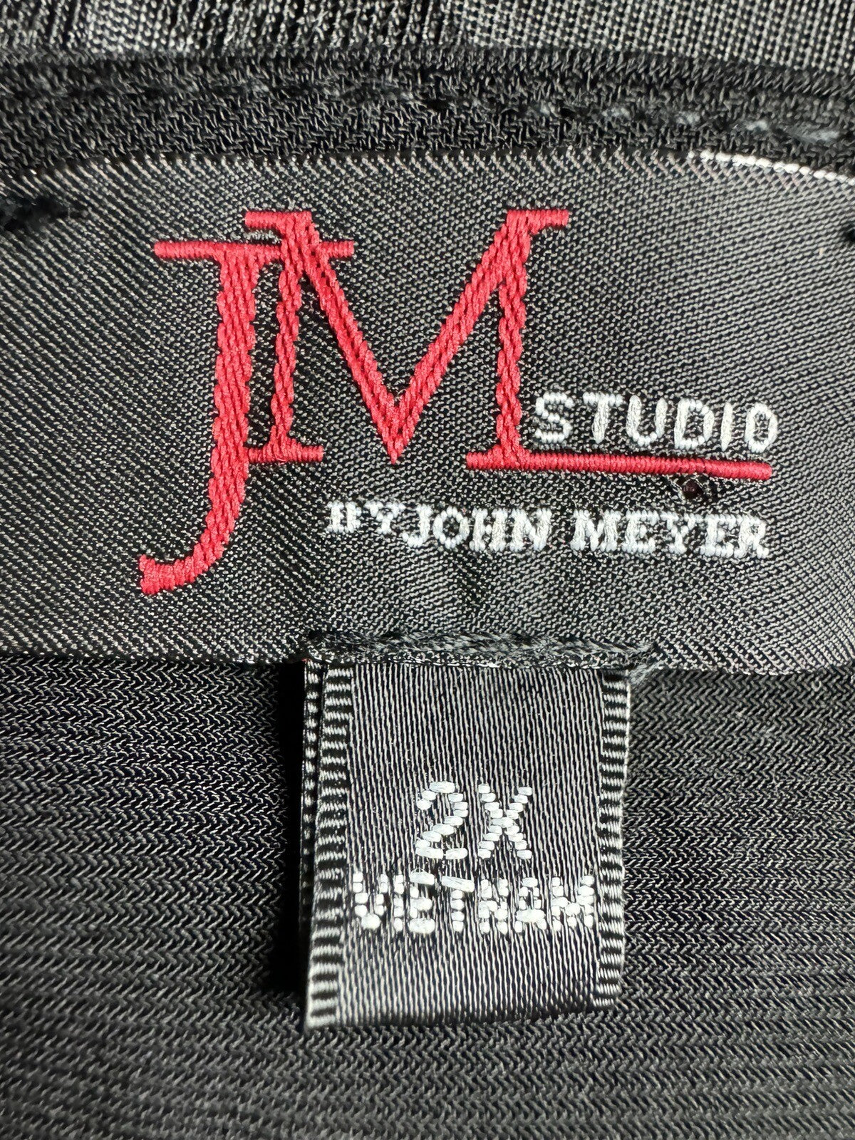 JM Studio by John Meyer size 2X Black 2Pc Jacket Dress. (69)