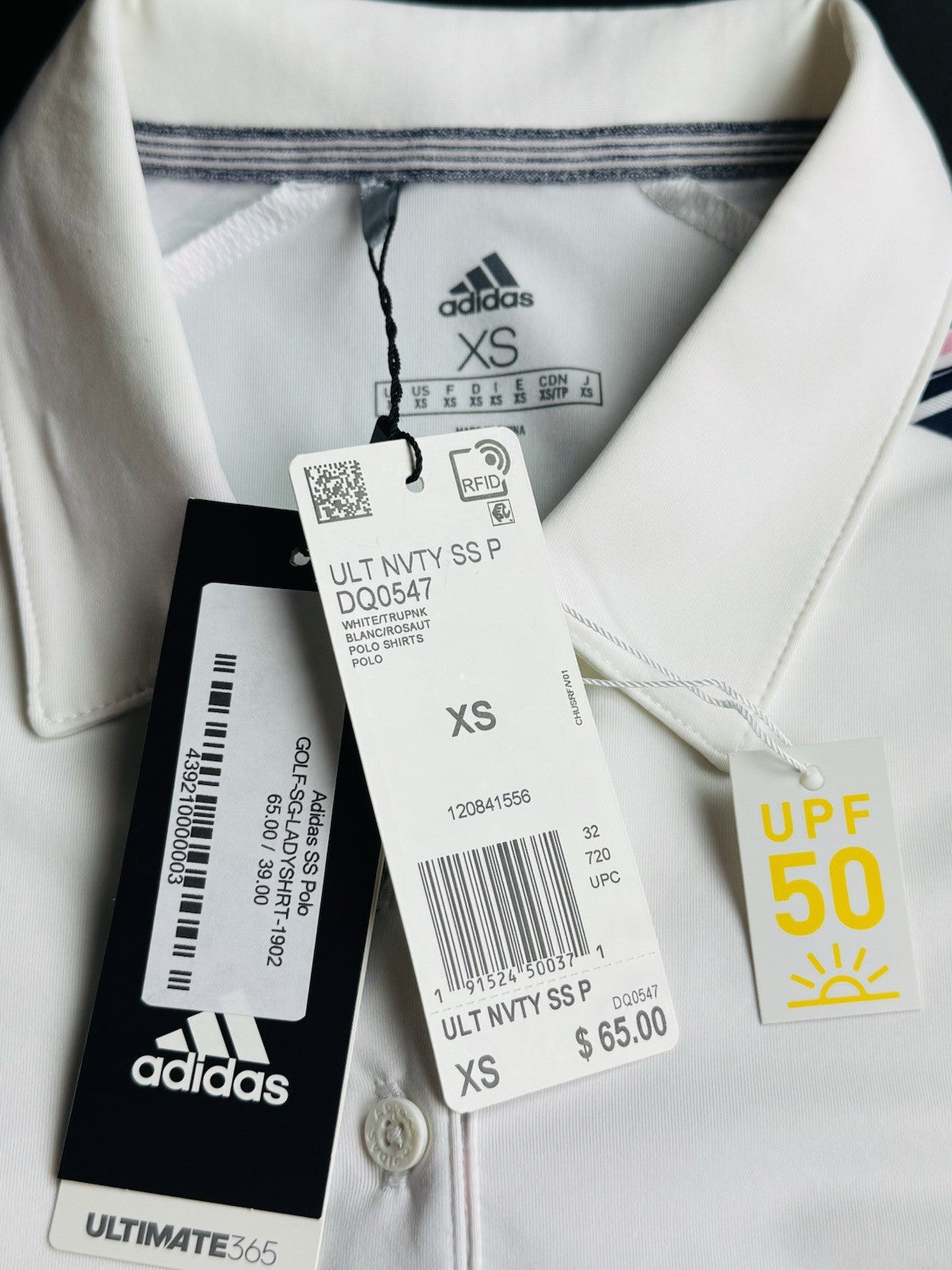 $65 Adidas Women’s Golf Shirt Sz XS    (B.188)