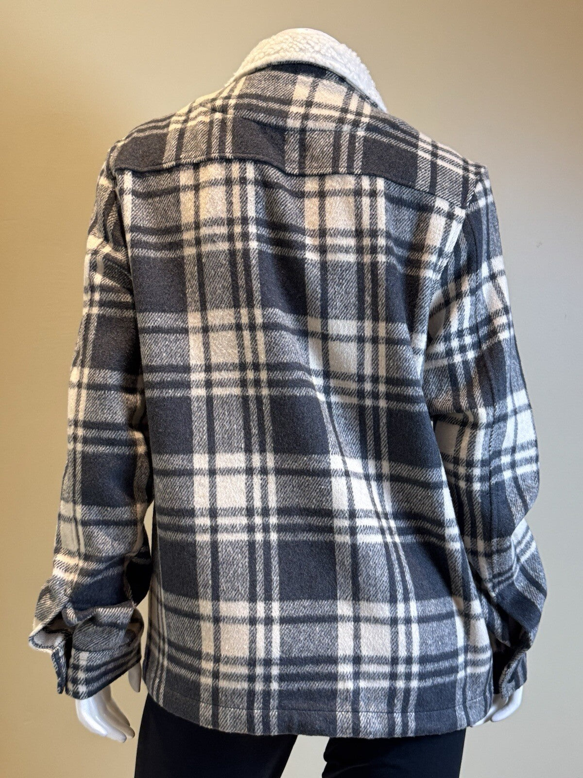 Wezc Unisex Liam Plaid Full-Zip Shirt Jacket - Men's-M/ Women's-L (B.95)