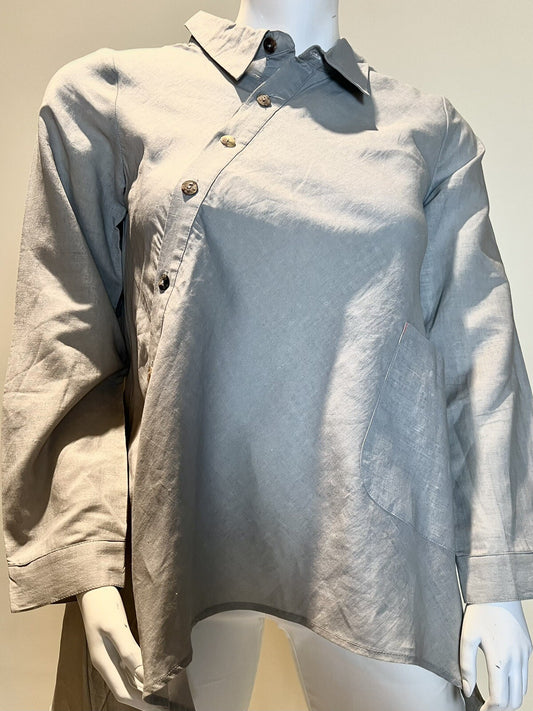 UBU Pack Your Personality Women’s Linen Top Long Sleeve Shirt (11)