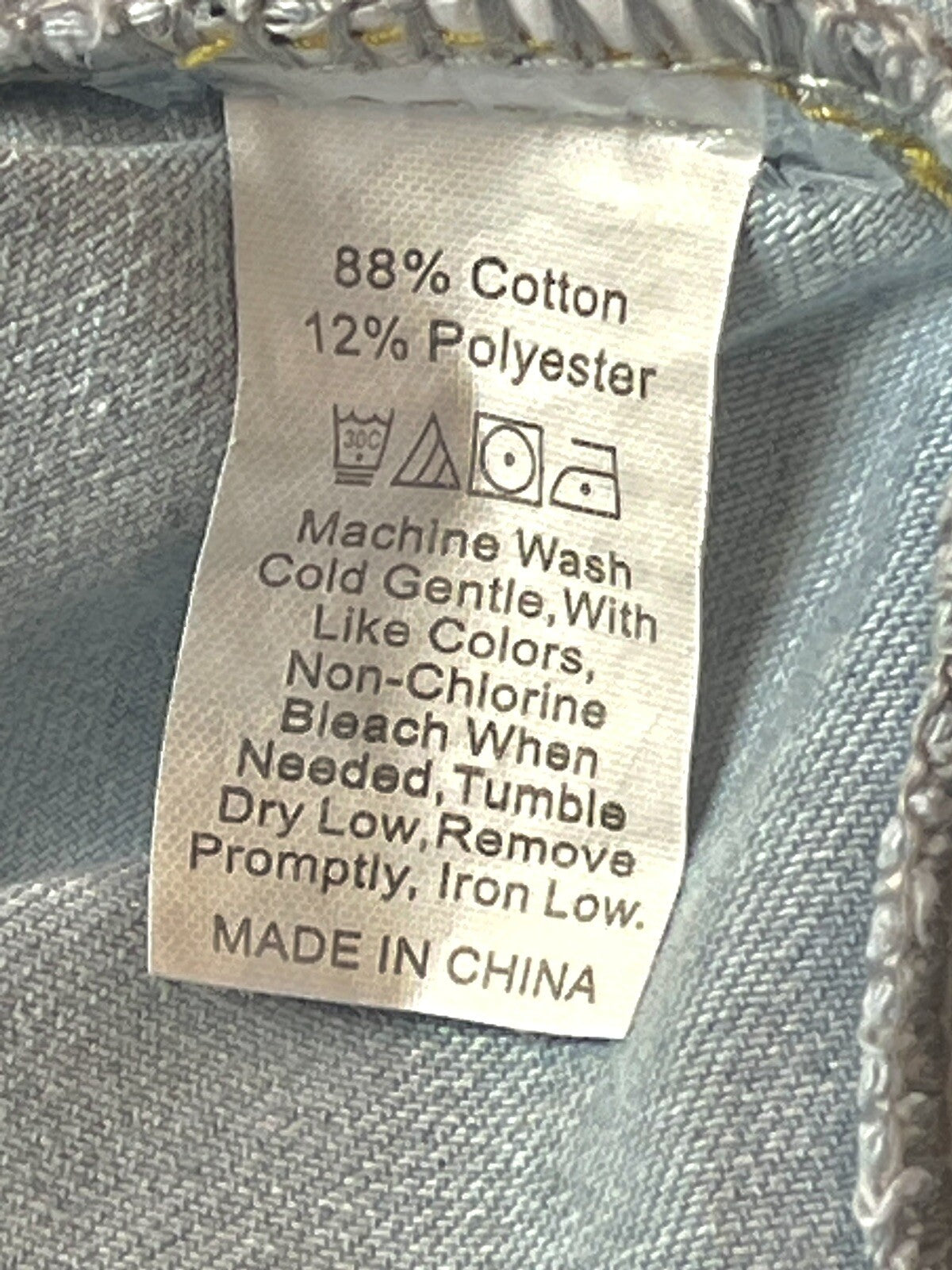 Sneak Peek distressed Blue Jean Dress Size 2XL (7)