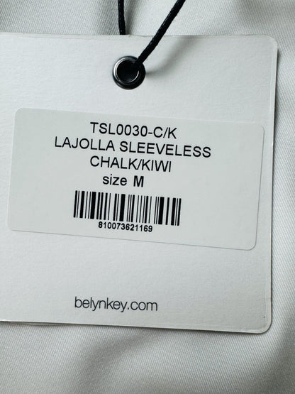 BELYN KEY Women’s Sleeveless Golf Shirt Sz M.    (B.139)