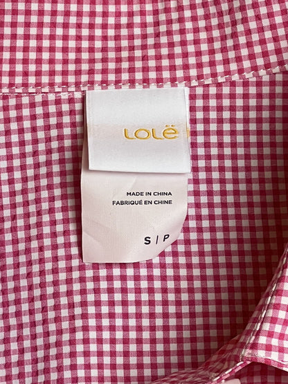 Lole Women’s Golf Sleeveless Shirt Sz S Top Red White