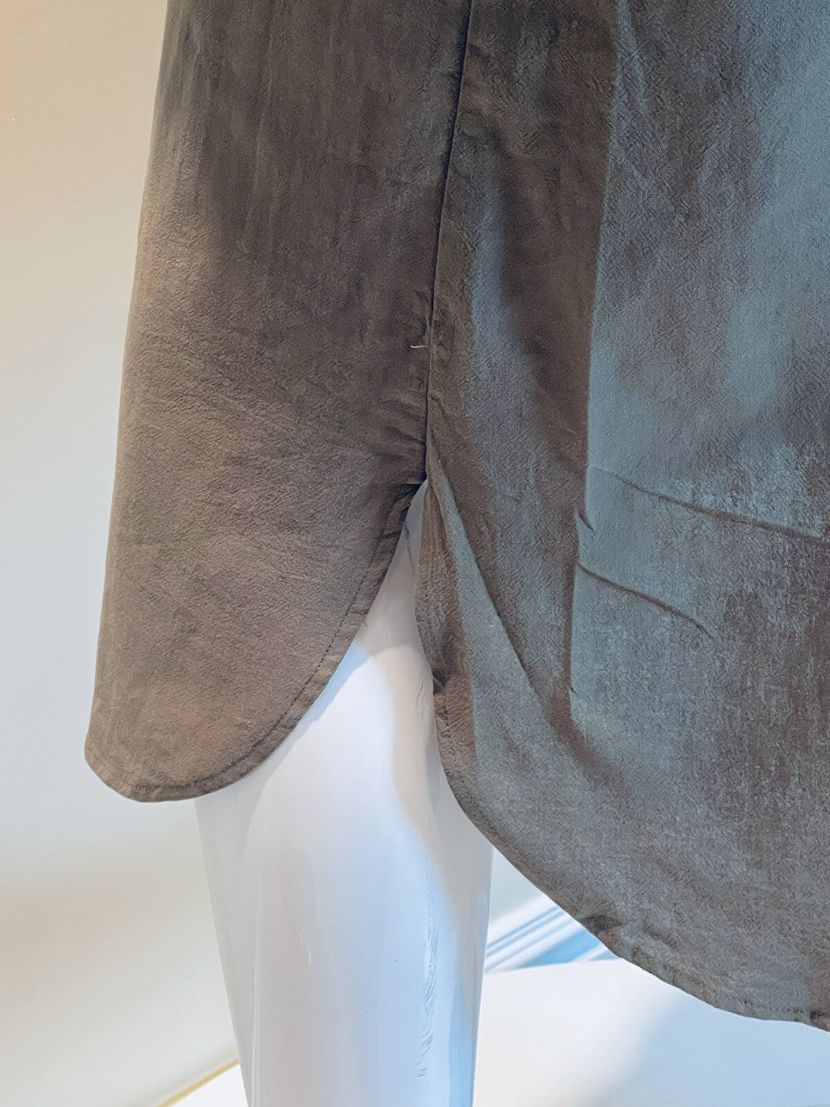 Sopliagon Women's Green Shirt Dress Maxi Size 2XL