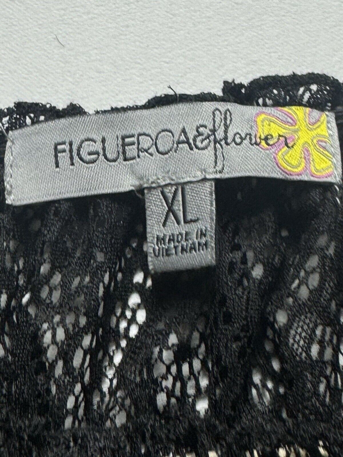 Figueroa & Flower Maxi Black Lace Long Dress Sz XL. (B.11)