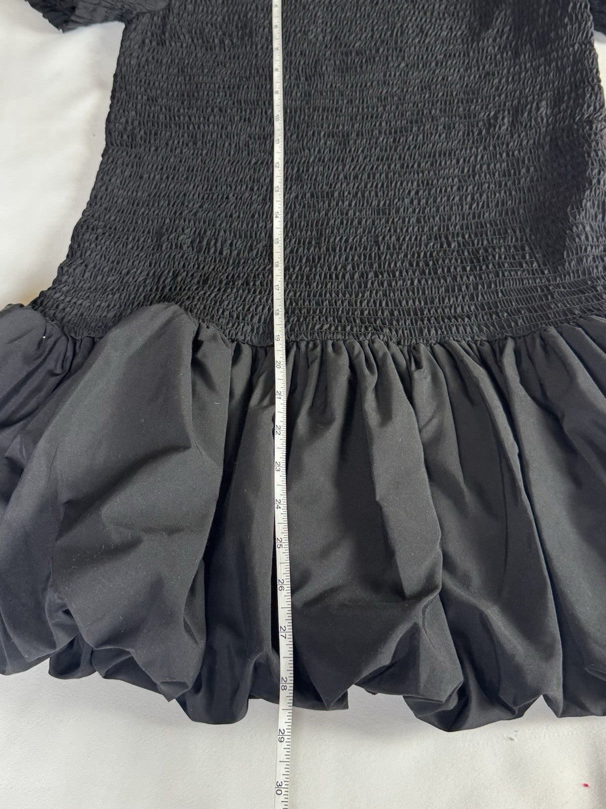 Live 4 Thrust Women’s Black Blouson Dress Sz XL     (B.176)