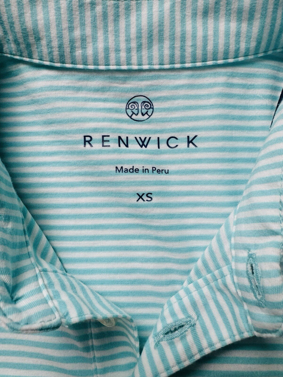 Renwick Women’s Golf Polo Sweatshirt Blue Sz XS. (B.112)