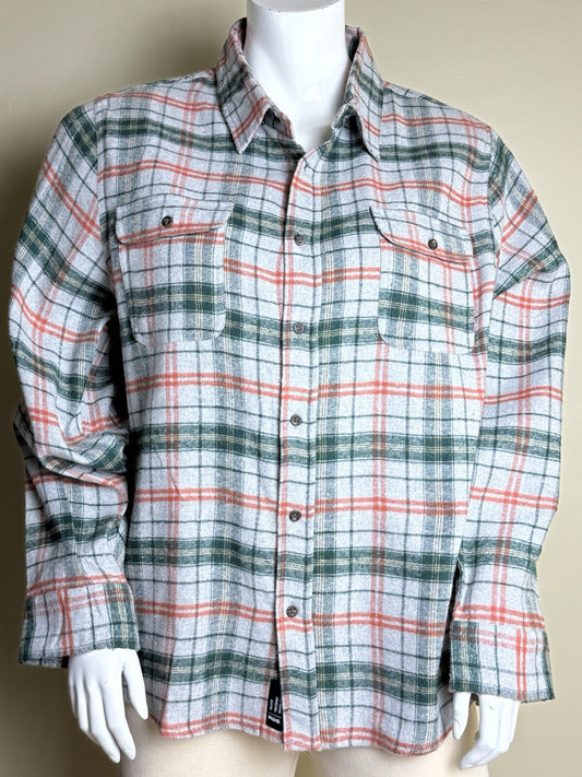 RSQ Women's Flannel Button-Up Shirt Sz XL.  (B.101)