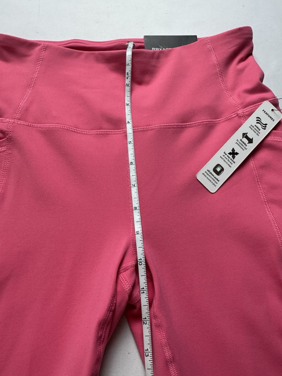 RBX Women's Athletic Leggings Stretch Pockets Sz M.  (B.157)