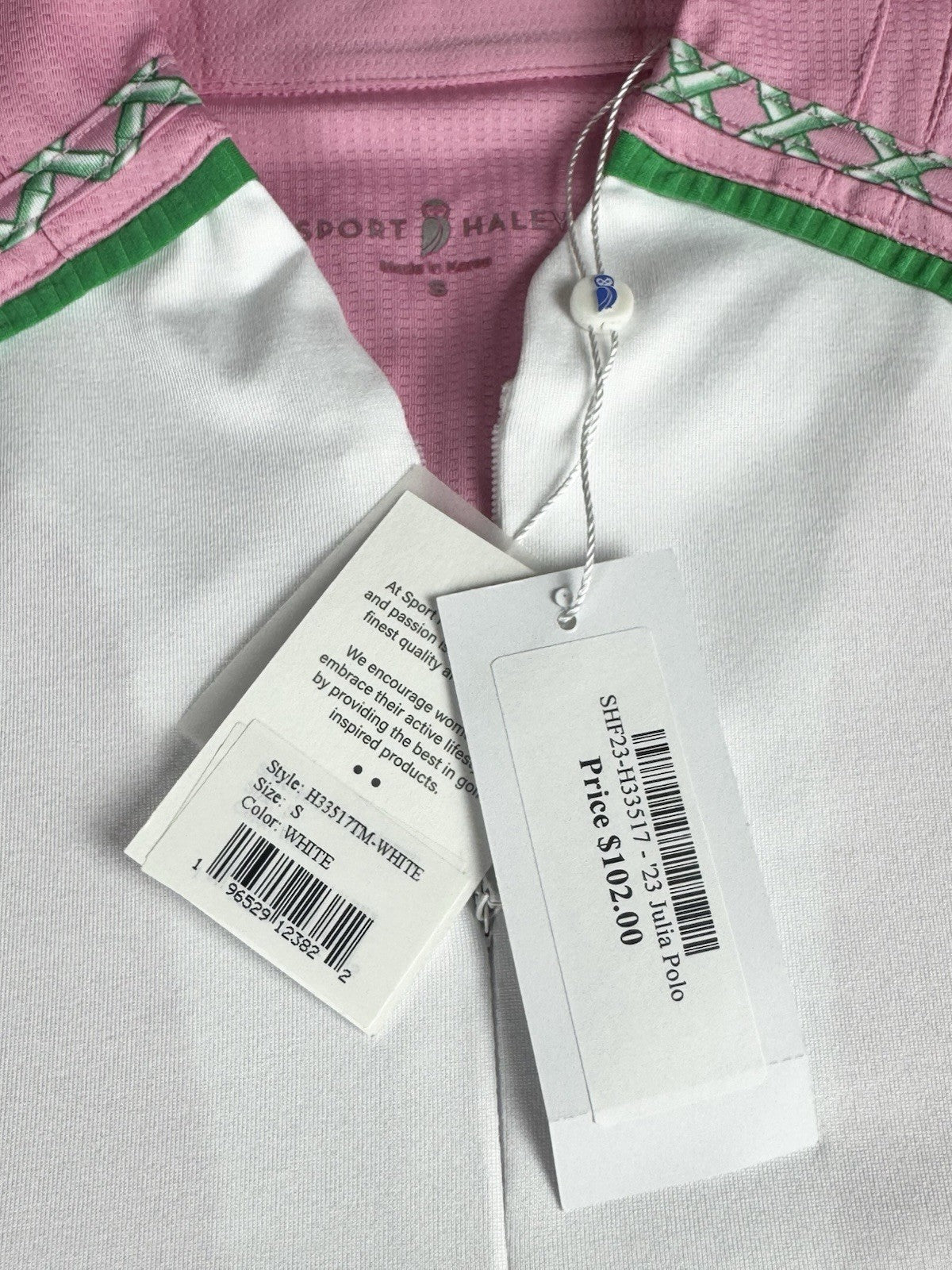 Sport Haley Women's Golf Shirt Sz S     (B.187)