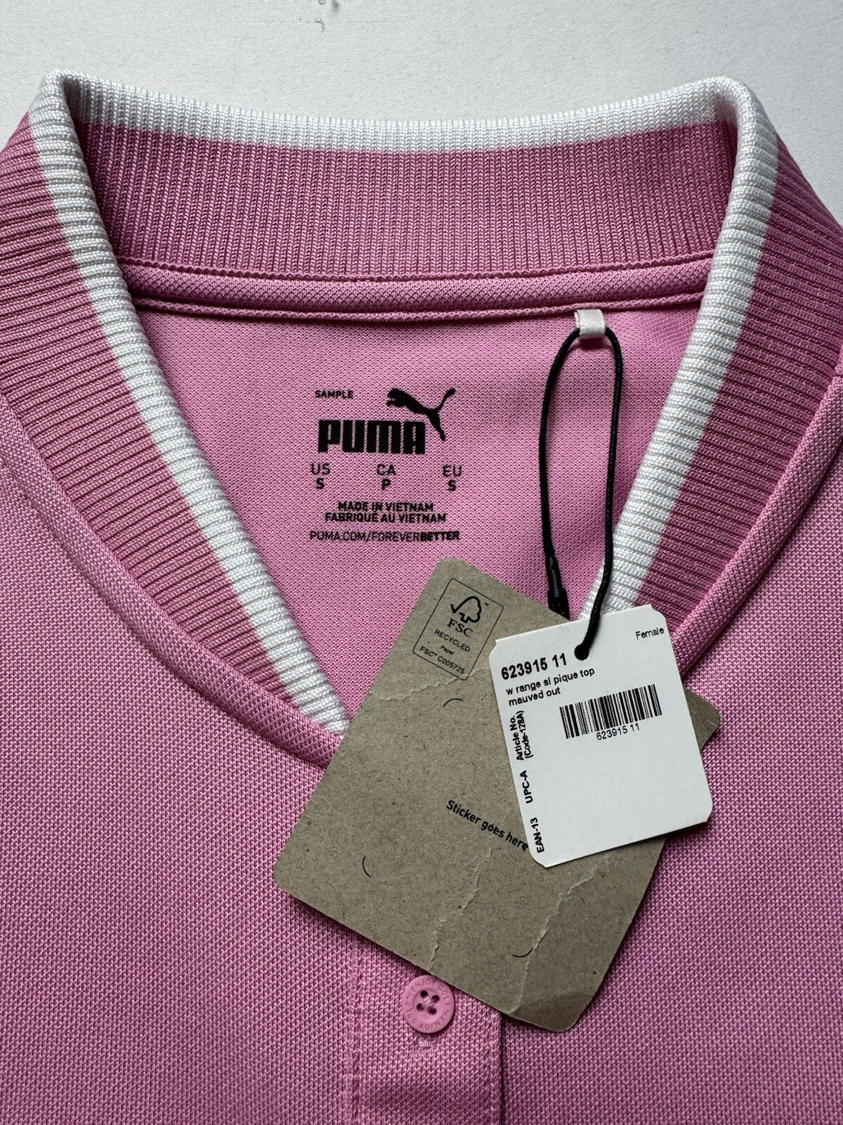 Puma Women’s Golf Shirt Sleeveless Sz S (B.128/6)
