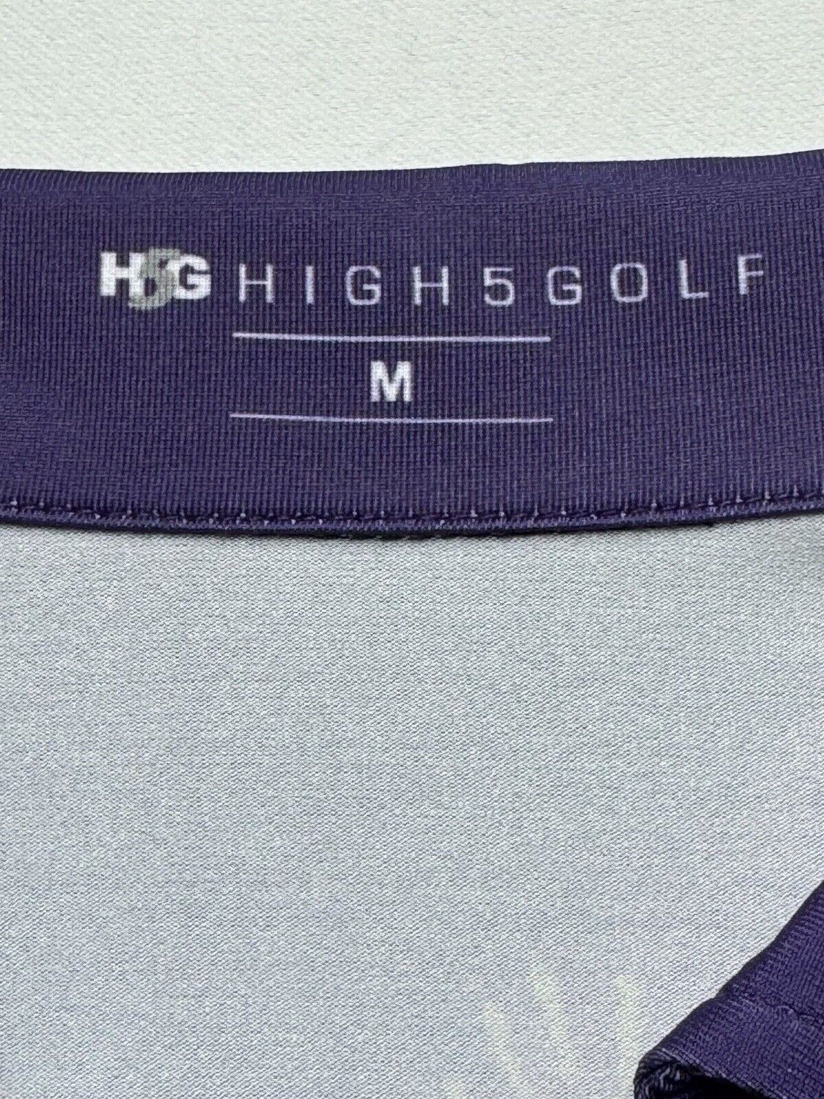 H5G High 5 Golf Women’s Purple Polo Shirt Sz M. (B.05)