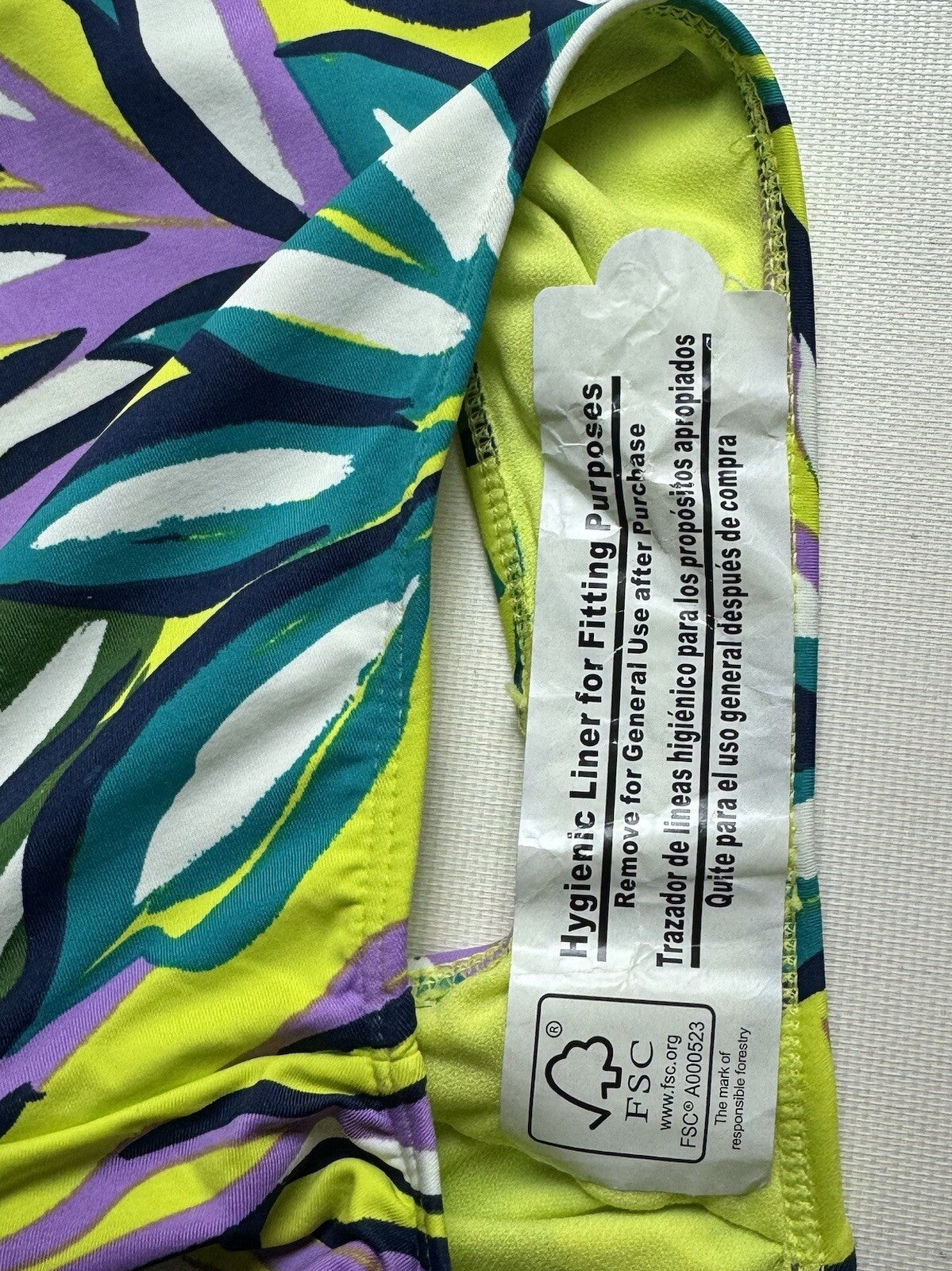 CATALINA MultiColor Ruffle Arm Deep V-Back One Piece Swimsuit Sz M. (51)