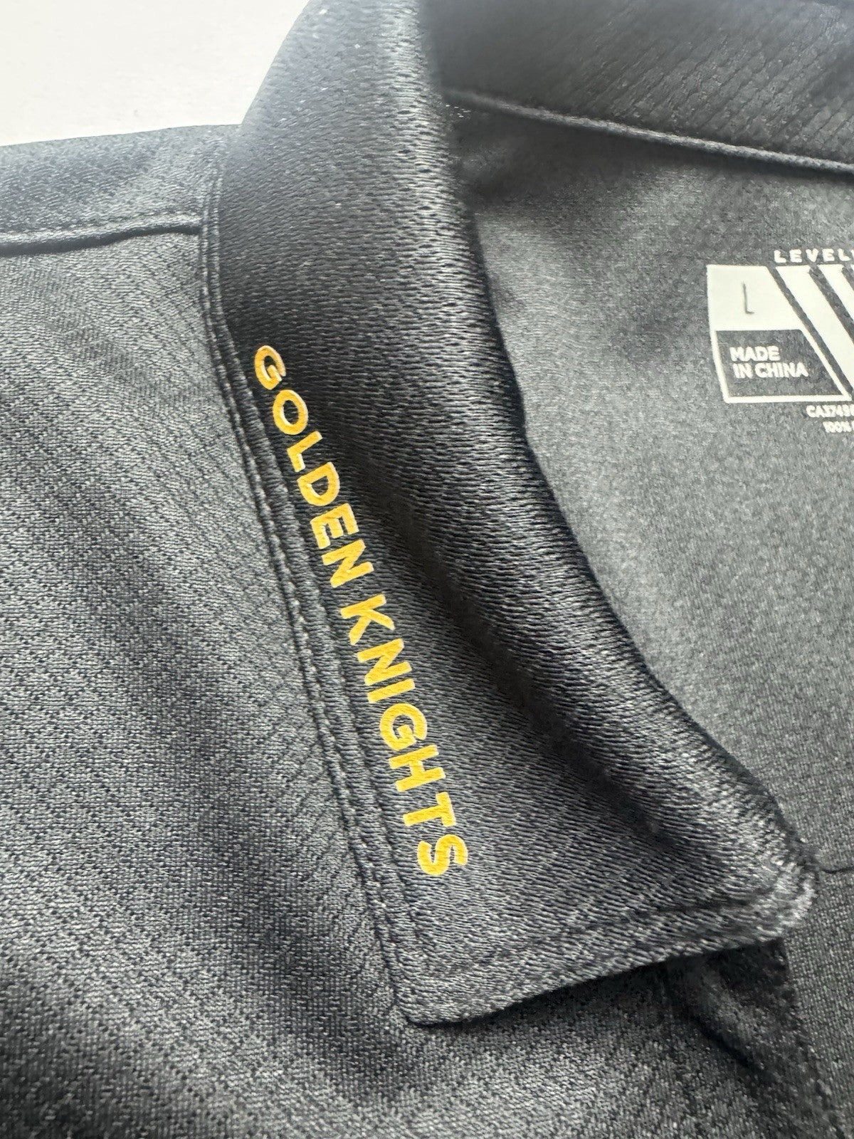 LevelWear Women's Golf Polo Shirt Black Size L    (B.153)