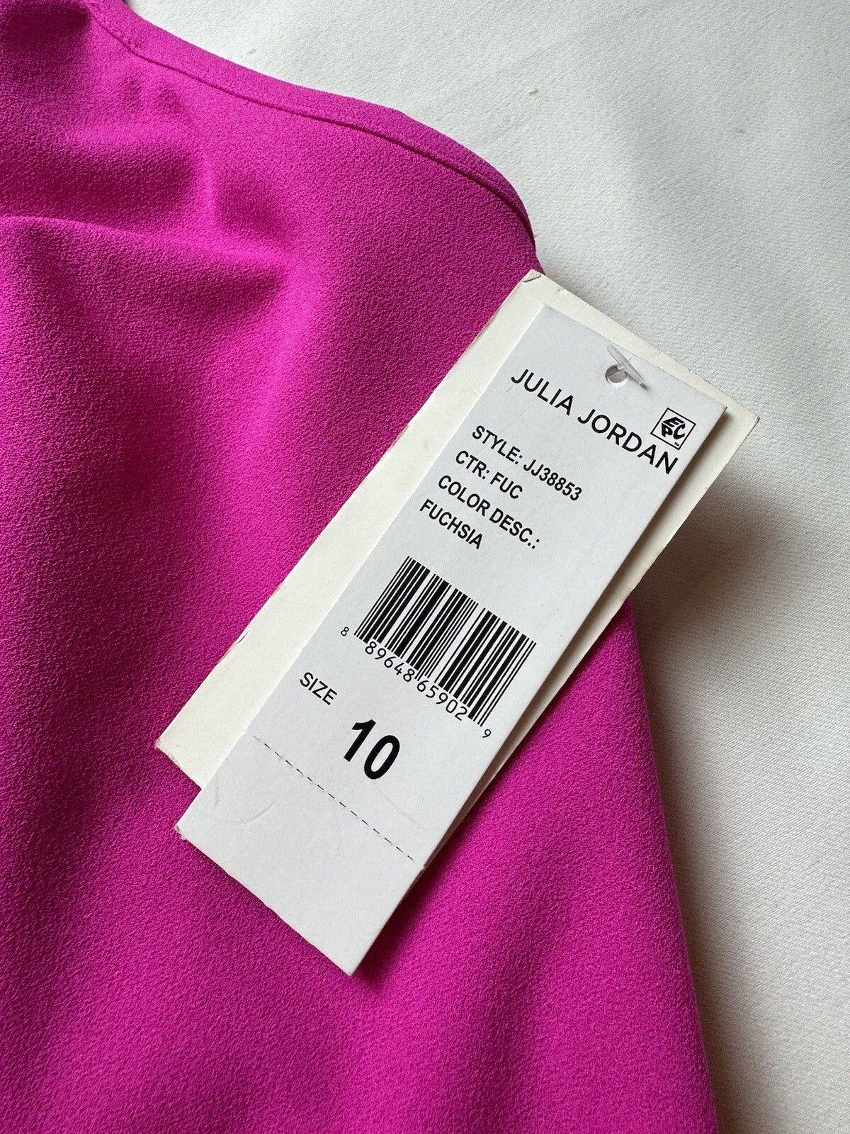 JULIA JORDAN Women’s Pink  Lined Fit + Flare Dress Sz 10.   (B.78)