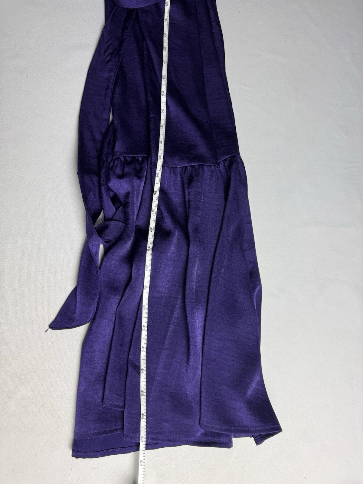 Lucky Brand Women’s Dress Purple Satin Sz XL    (B.144)