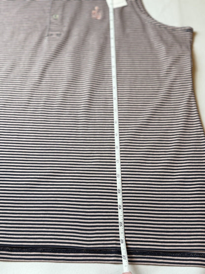 Renwick Women’s Polo Shirt Sz XL Golf Striped Cotton (77)