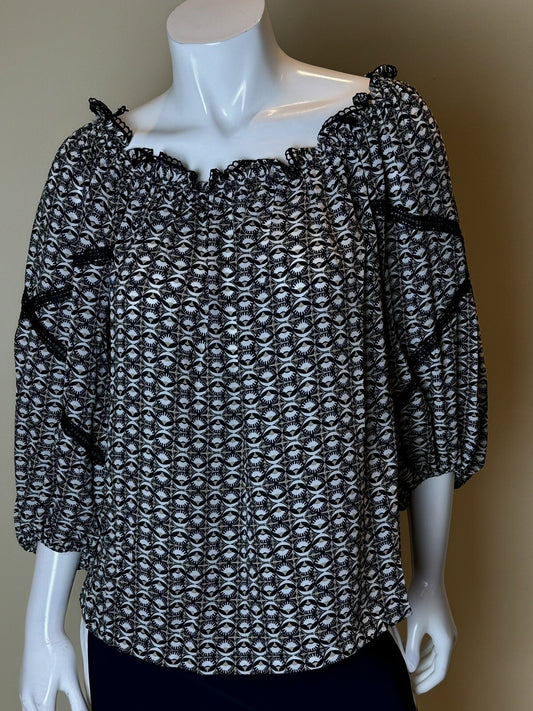 $118 Max Studio Women’s Top Sz M Blouse  (B.73)
