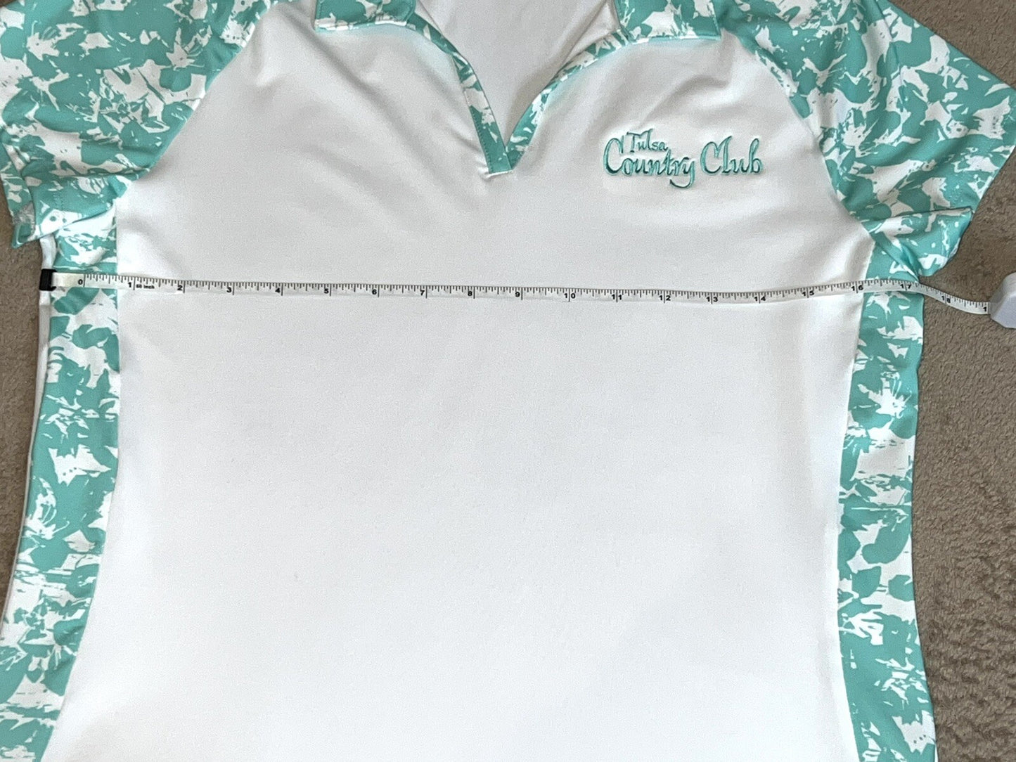 Adidas Women’s Top Golf White Polo Shirt Sz M (13)