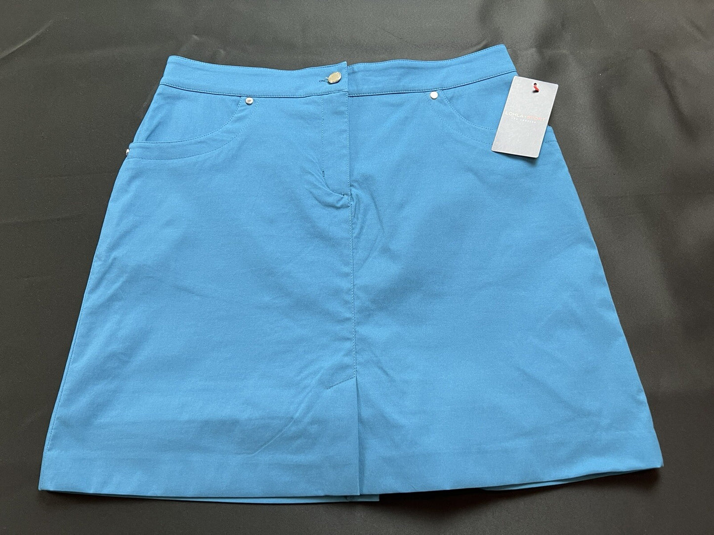 LOHLA Sport Golf Skort The Stellar Skirt Aqua Blue Sz 0 Pockets. (73)