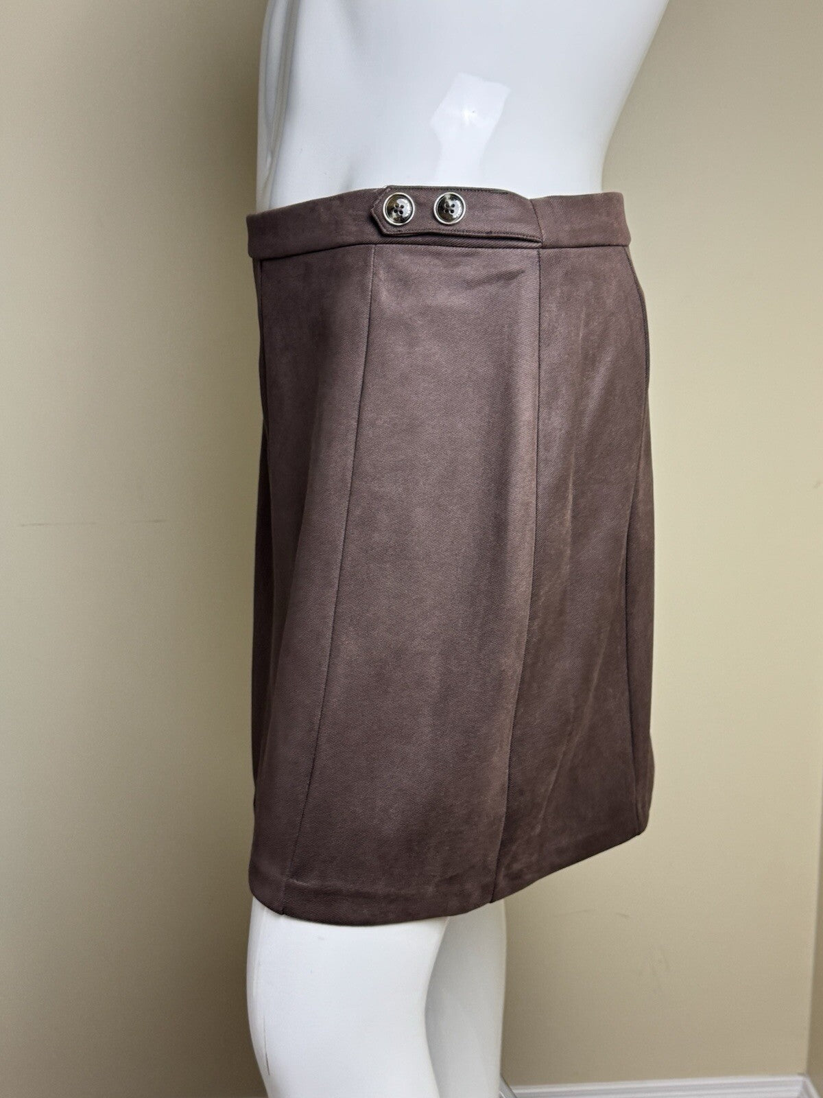 $49 Marc New York Women's Brown Skirt Sz XL (B.125)
