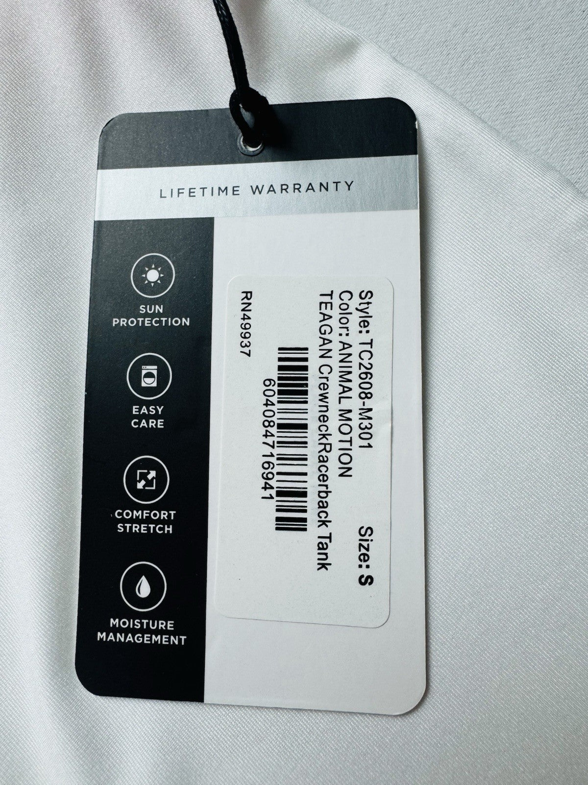 Tail Tech Women’s Golf Racerback Tank Sz S. (B.135)