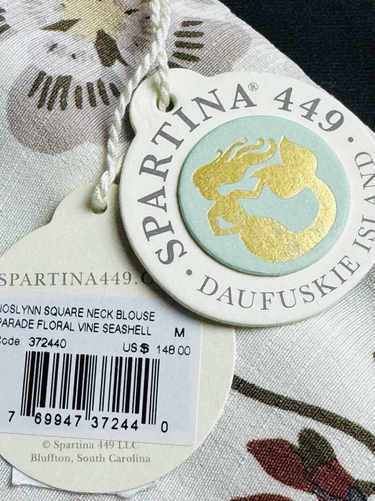 $148 Spartina 449 Women’s Golf Long Sleeve Blouse Sz M.      (B.181)