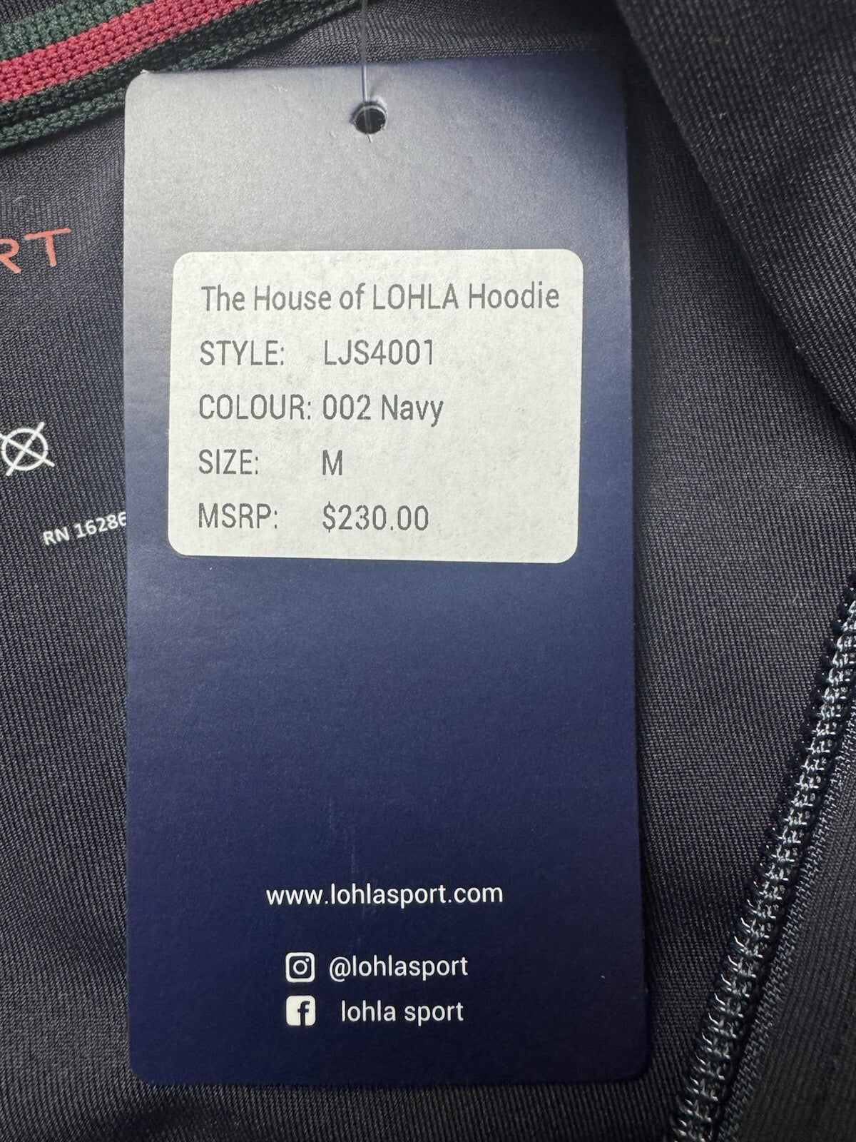 LOHLA SPORT Women’s Hooded Jacket Sz M.       (B.128)