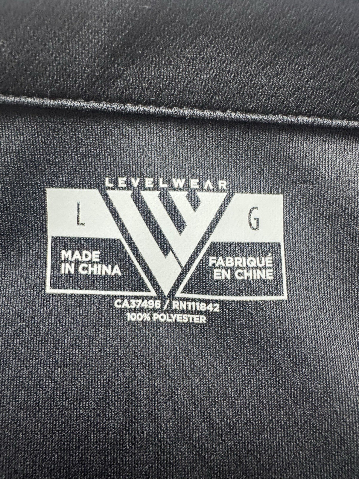 LevelWear Women's Golf Polo Shirt Black Size L    (B.153)