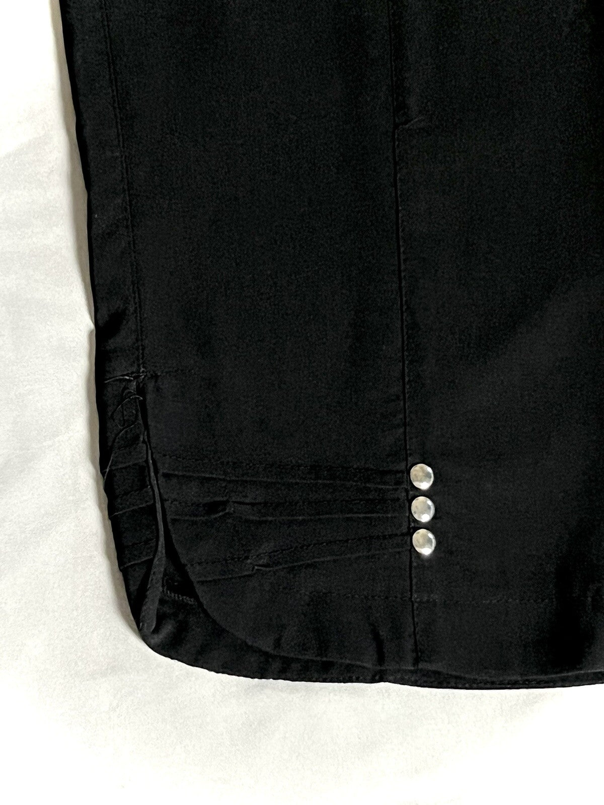 Tricotto Women’s Golf Capri Pants Black Sz 14