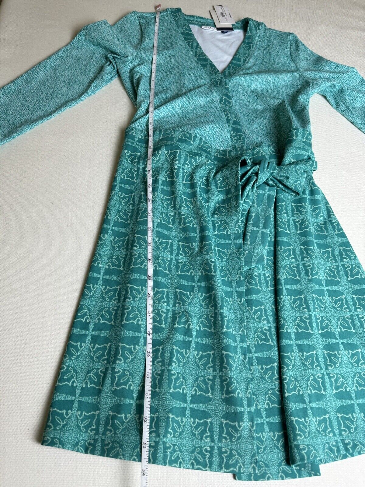 Cabana Life Women's Green Wrap Dress Sz XS.   (51)