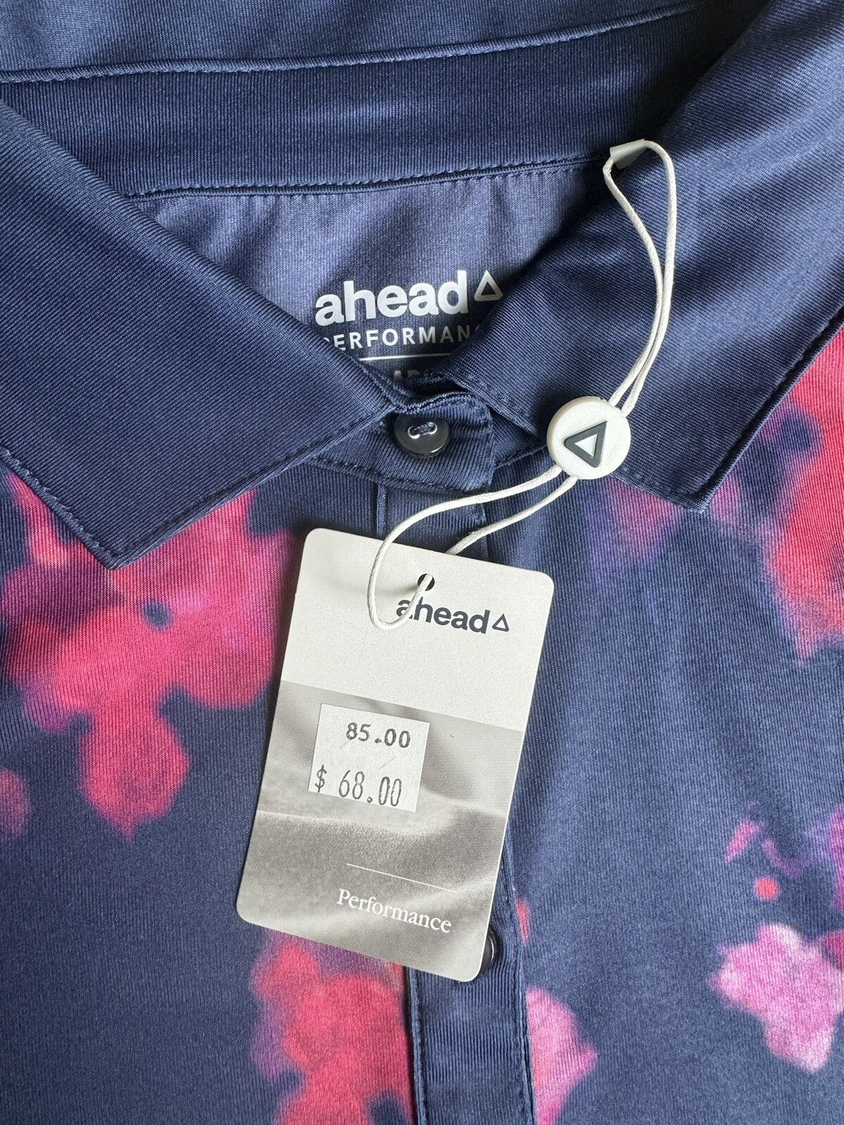 Ahead Performance Polo Golf Shirt Women’s Sz S. (B.76)