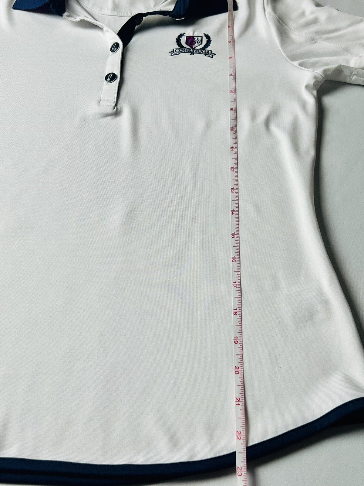 Greg Norman Women's Golf Polo Shirt White Top Sz S (49)