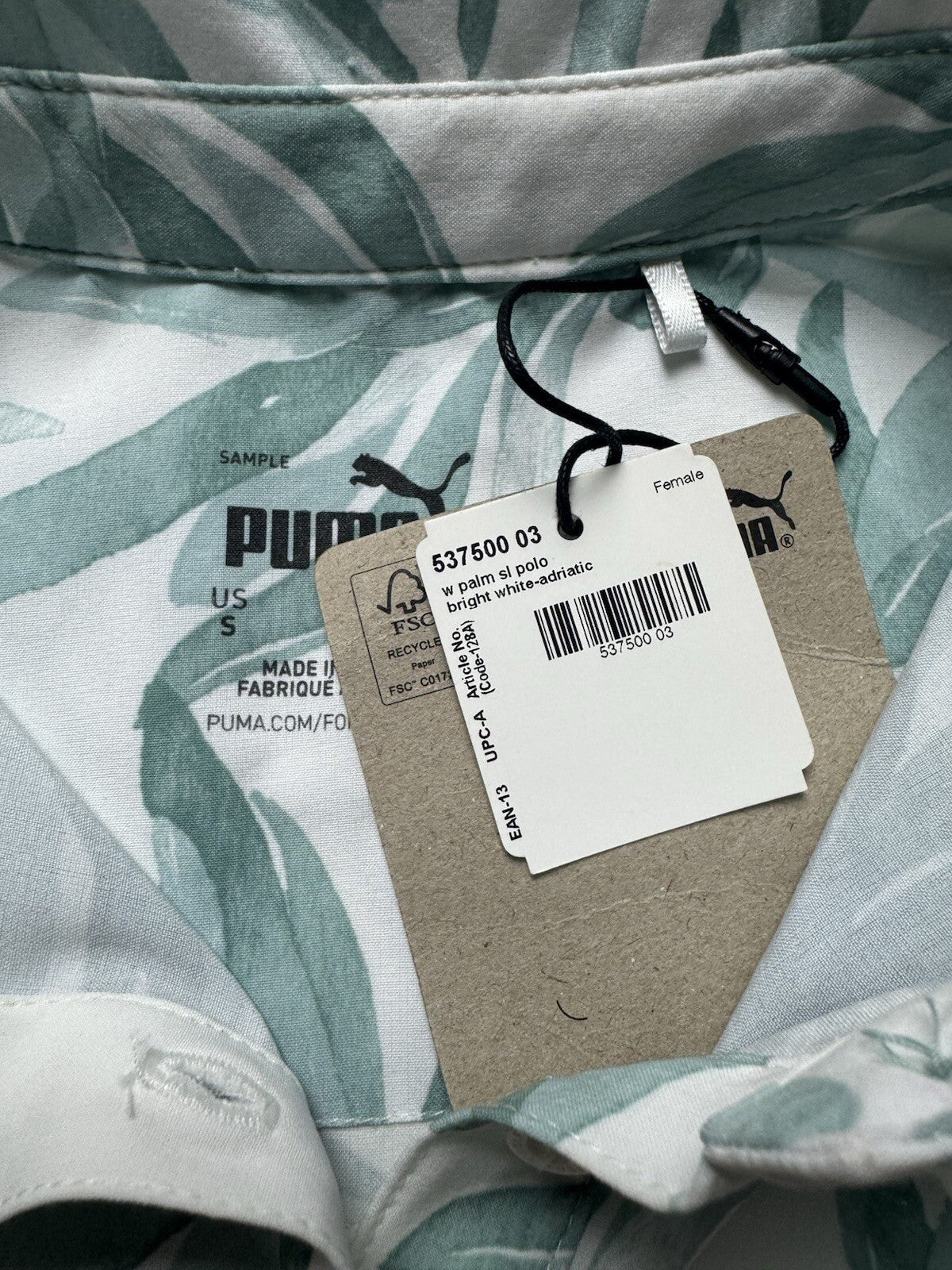 Puma Women’s Golf Shirt Sleeveless Sz S.  (B.132)