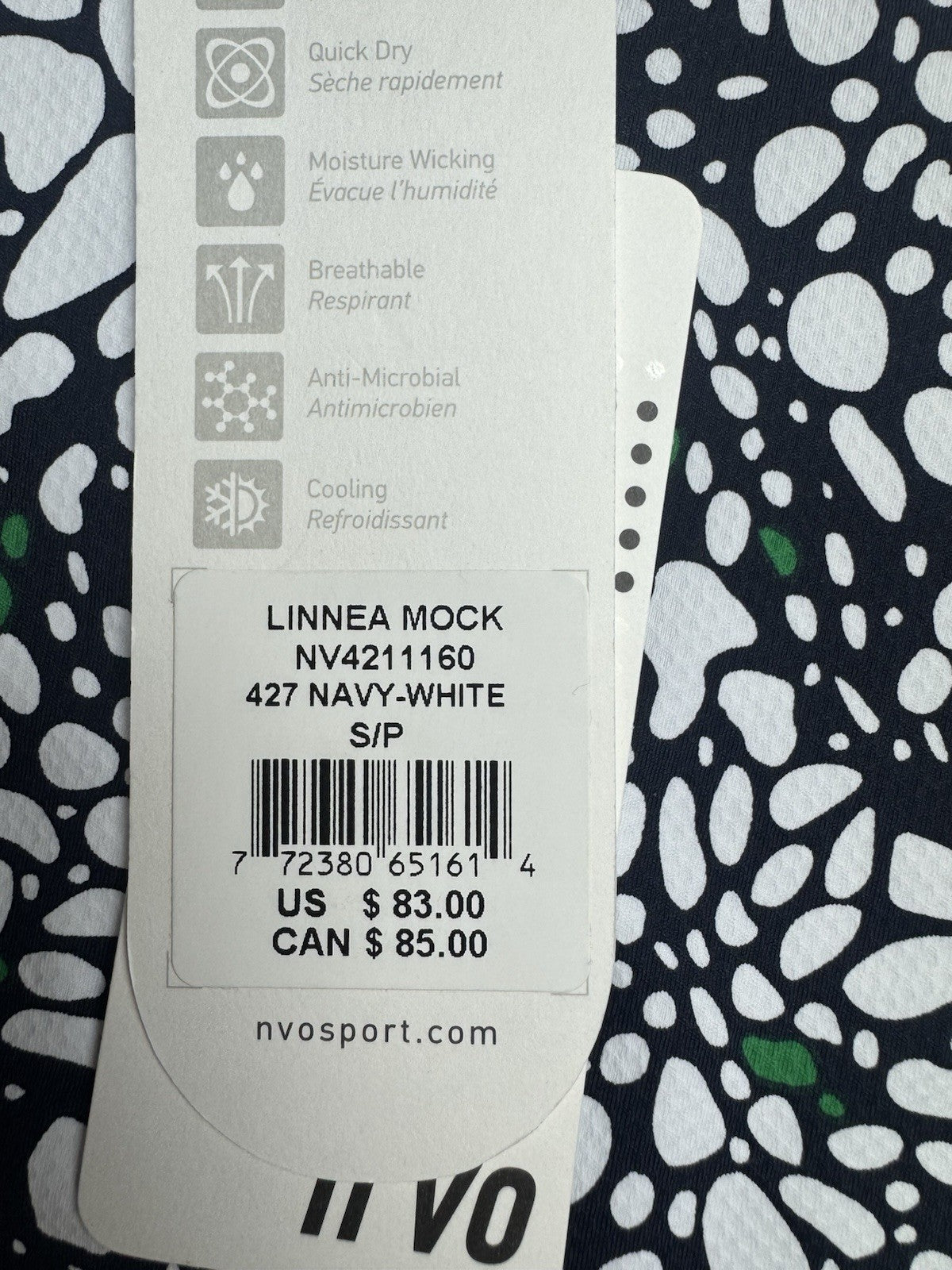 $83 NIVO Women's Golf Sleeveless Shirt Size S.    (B.161)