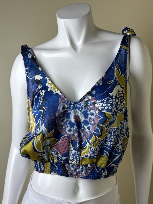 $58 INTIMATELY FREE PEOPLE Top Floral Sz M. (B.162)