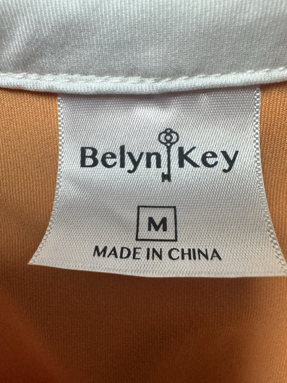 BELYN KEY Women’s Sleeveless Golf Shirt Sz M.    (B.134)