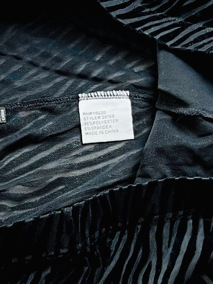 Love University Women's Mesh Pants Size XL Animal Print