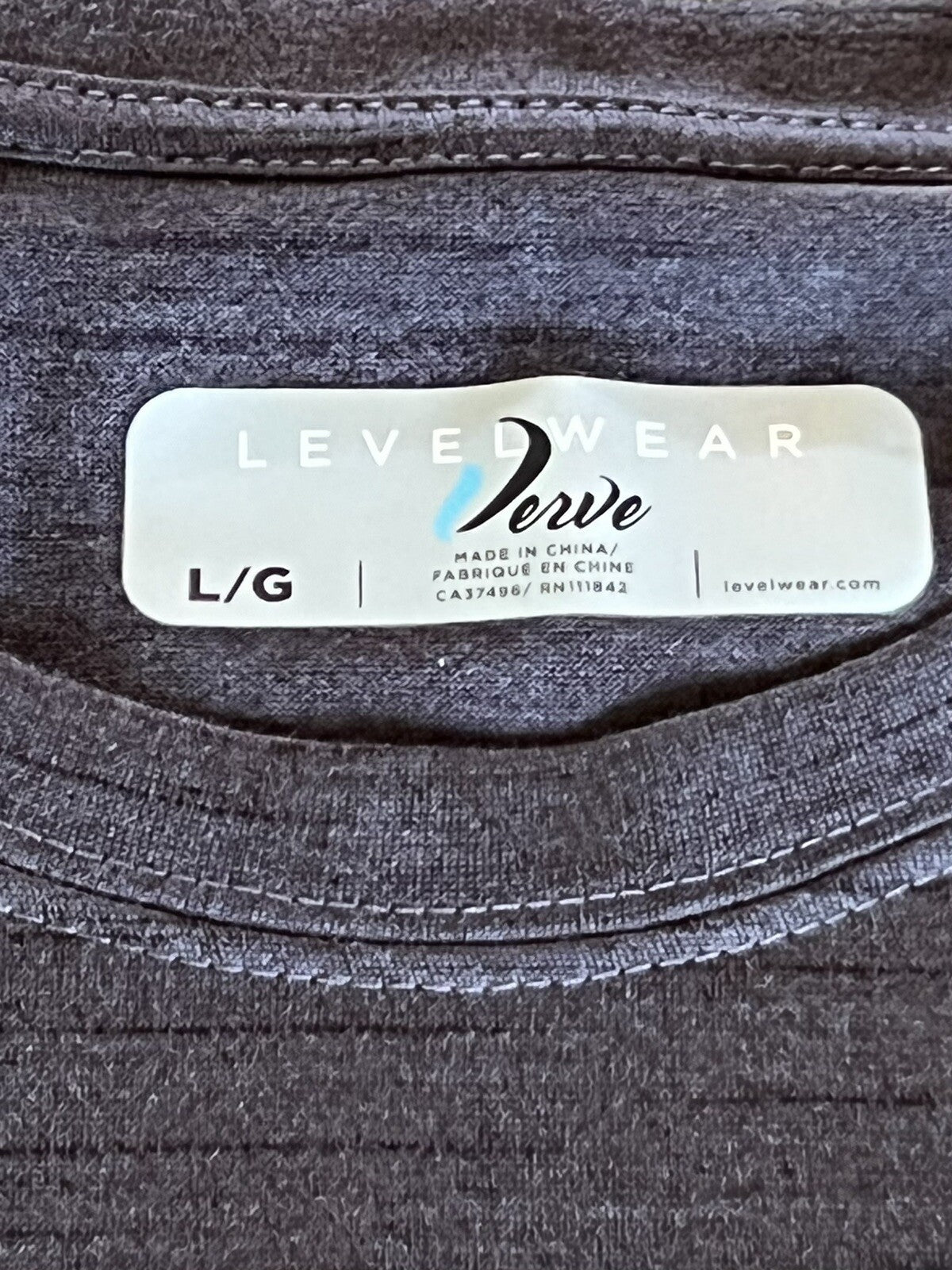 Level Wear Verve Women's Golf Tank Top Gray Size L (B.16)