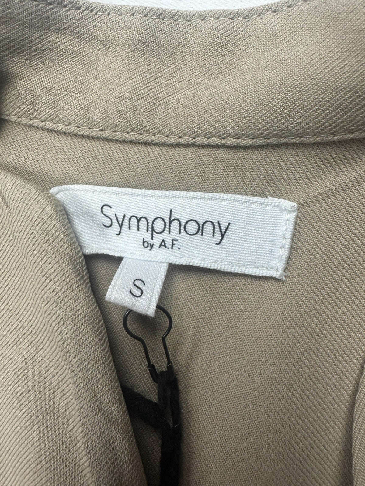 $189 Symphony by A.F. Women’s Golf Long Sleeve Blouse Sz S     (B.142)
