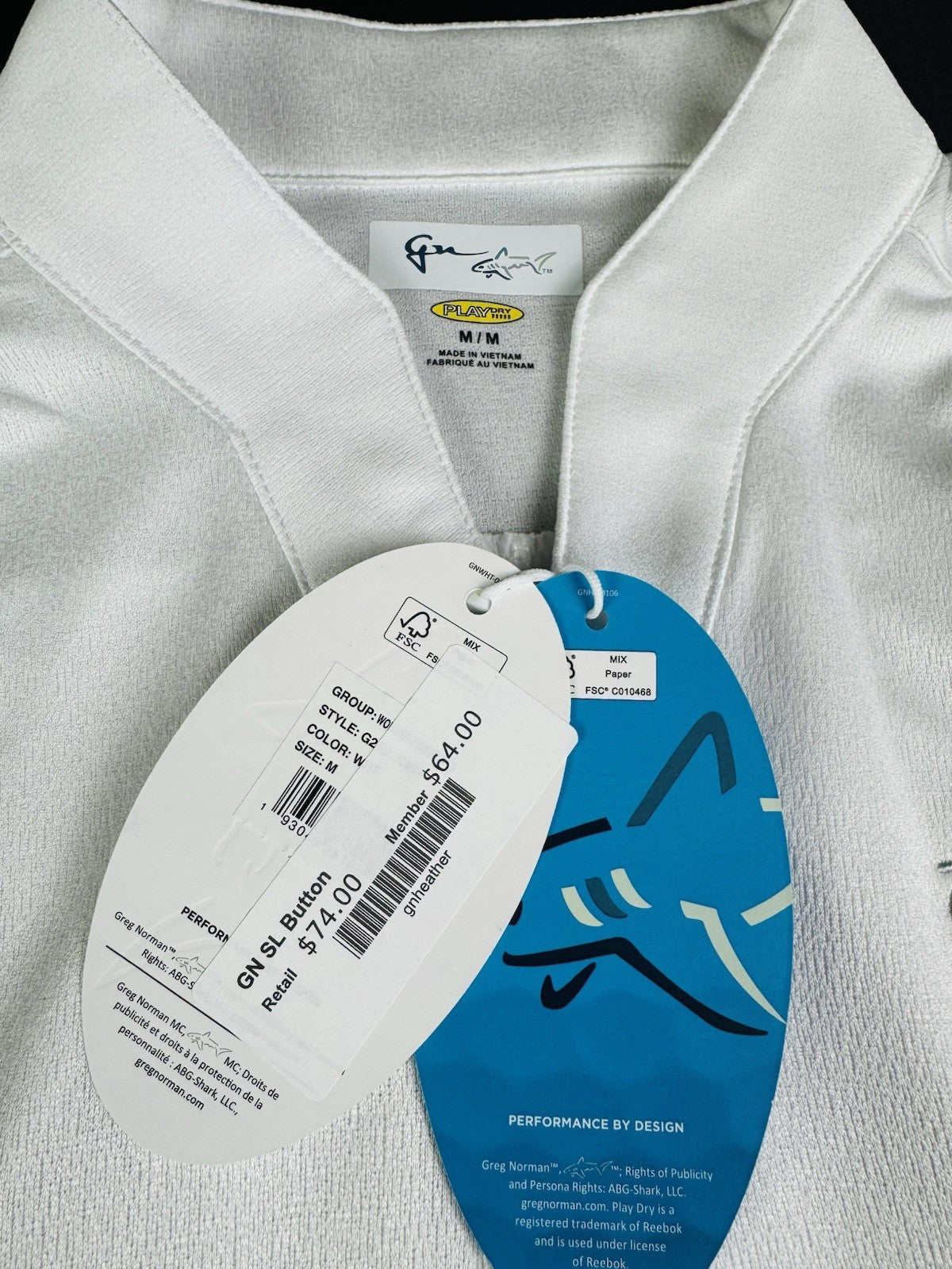Greg Norman Women's Golf Polo Shirt Sz M        (B.185)