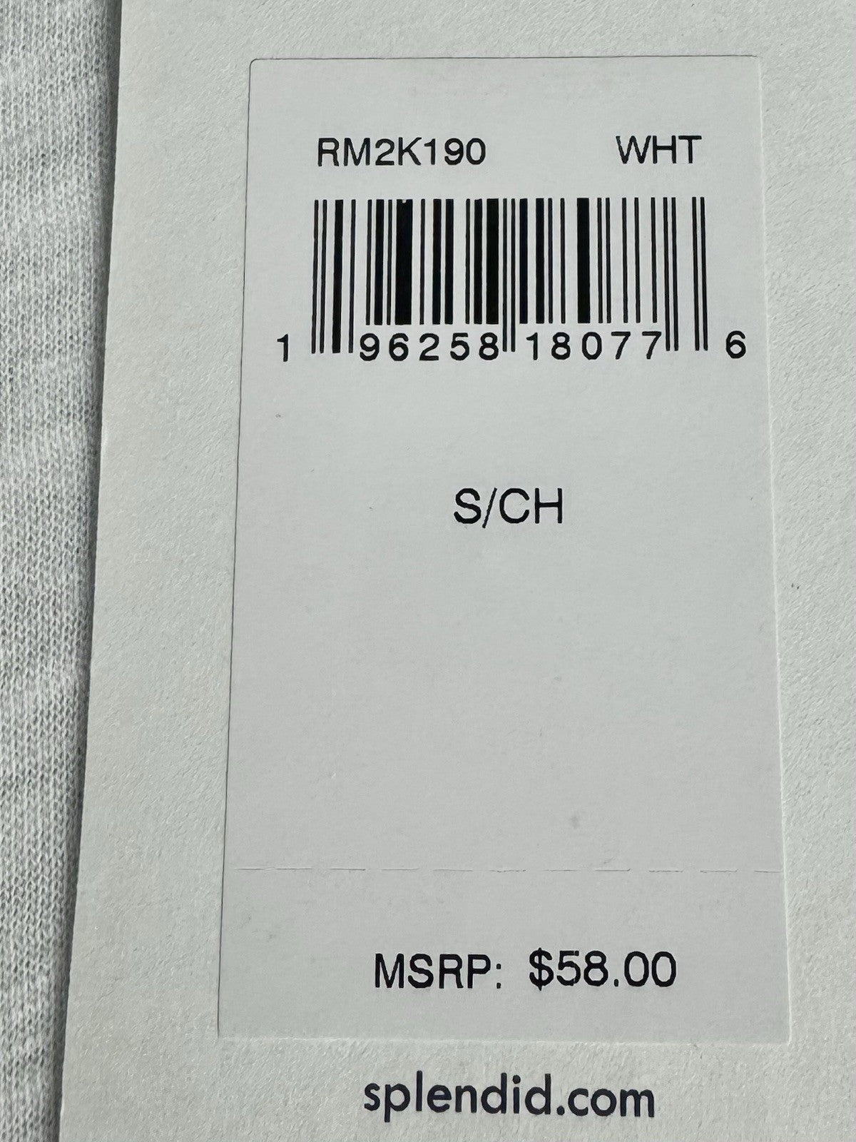 $59 Splendid Women’s White Tank Top Sz S.   (B.174)